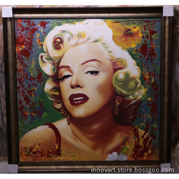 modern pop art oil painting